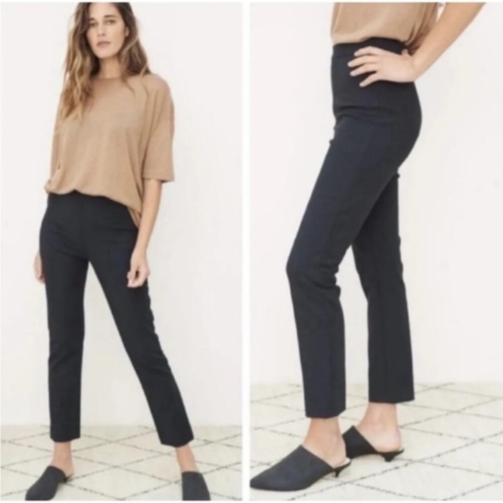 Jenni Kayne Black Weekend Pull On Slim Fit Ankle Trouser size 8